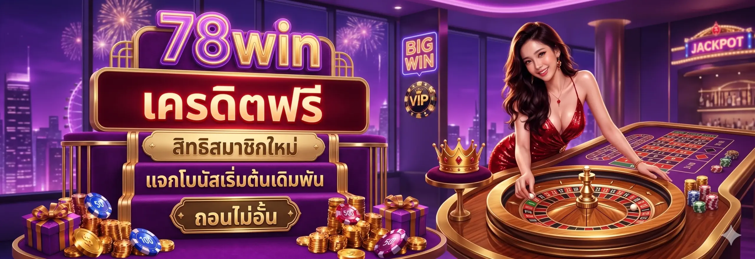 เครดิตฟรี 78win