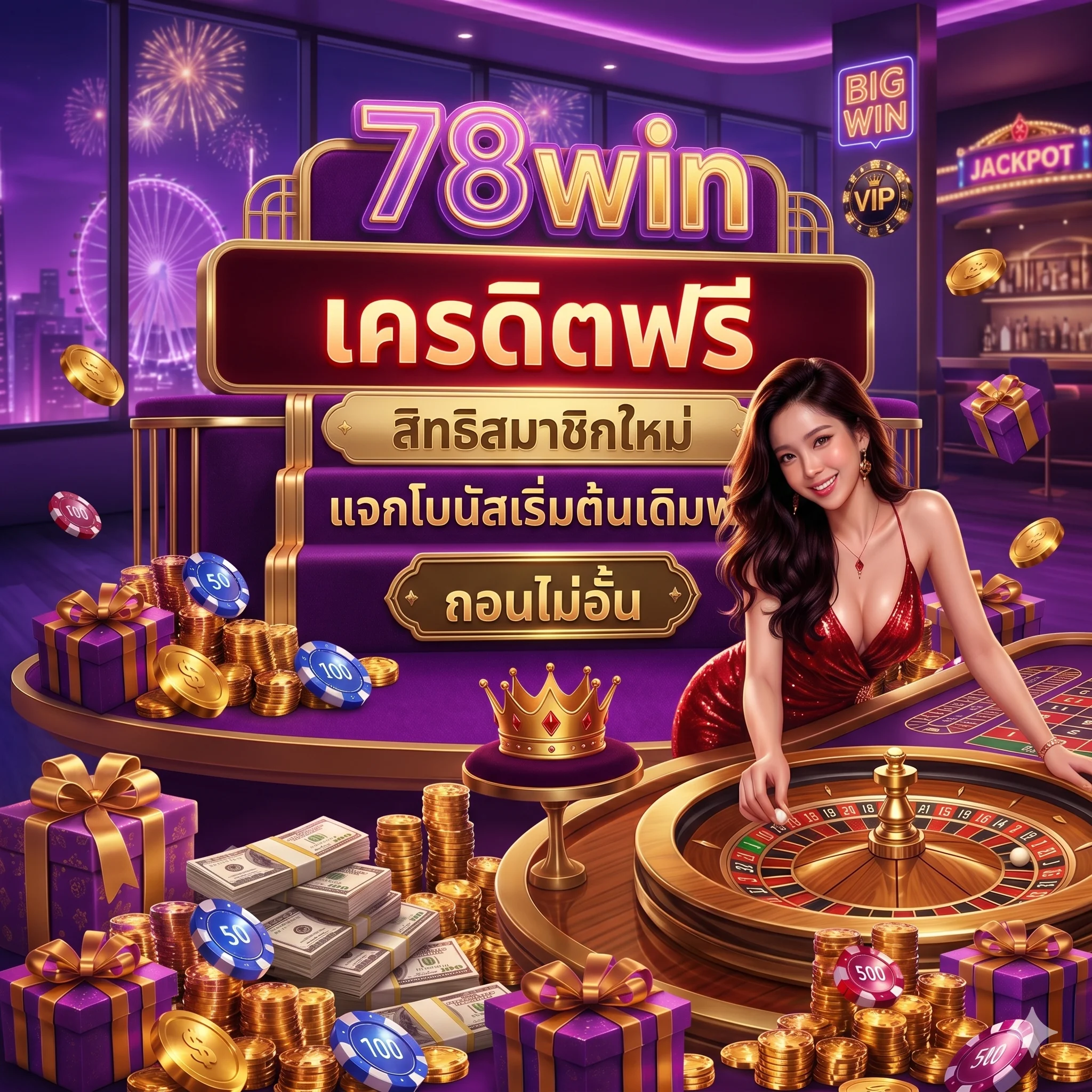 เครดิตฟรี 78win th